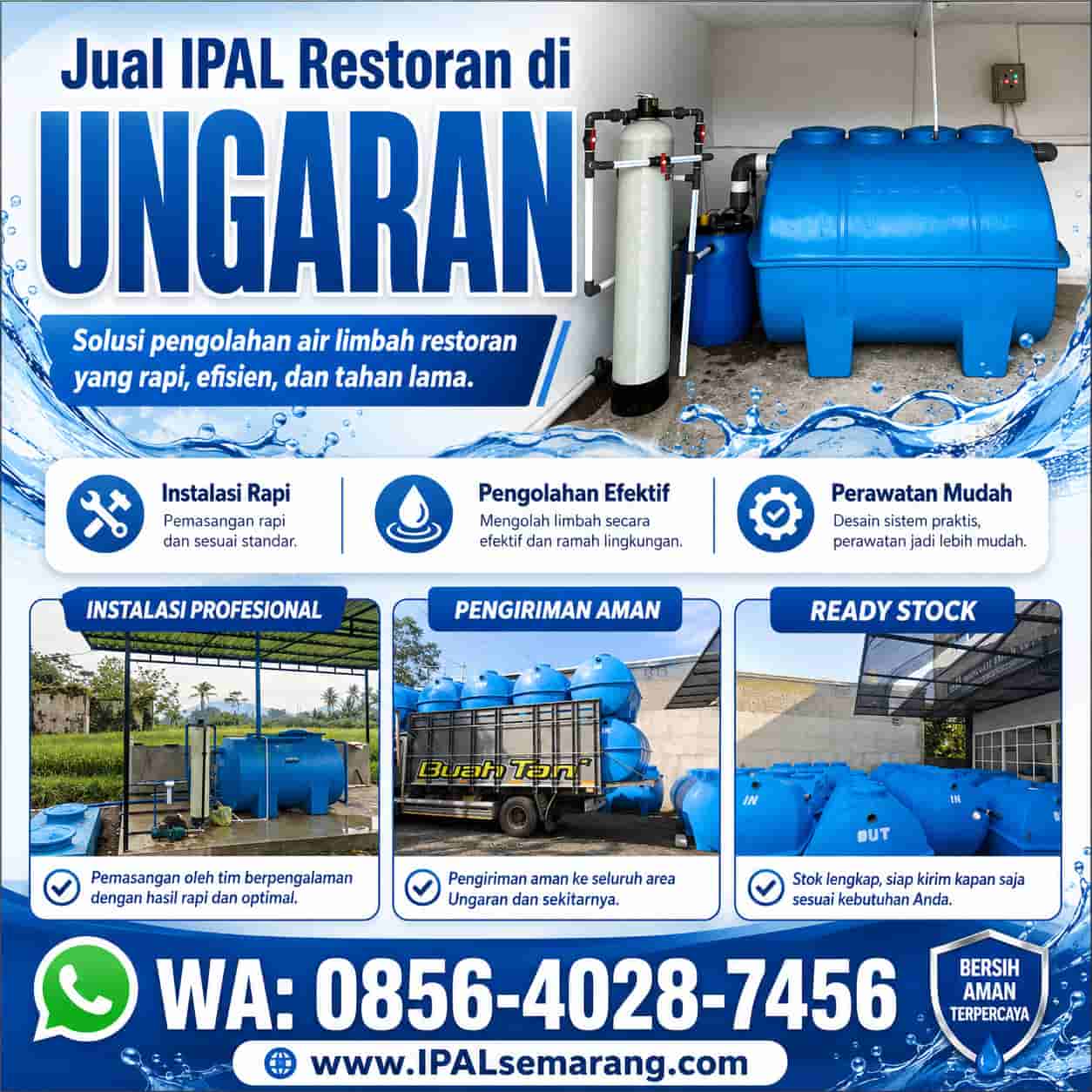 jual ipal restoran di ungaran