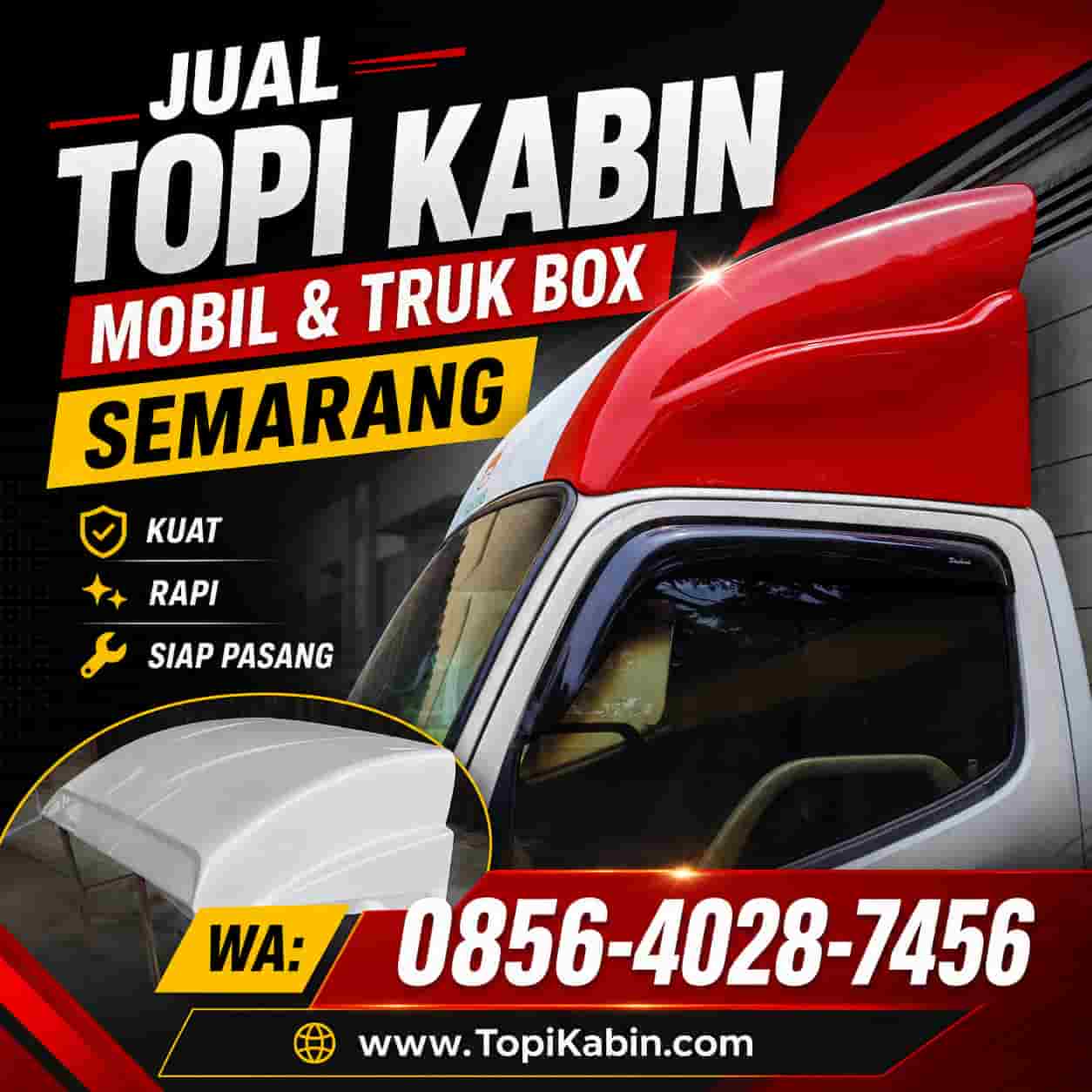 jual topi kabin mobil truk box di semarang
