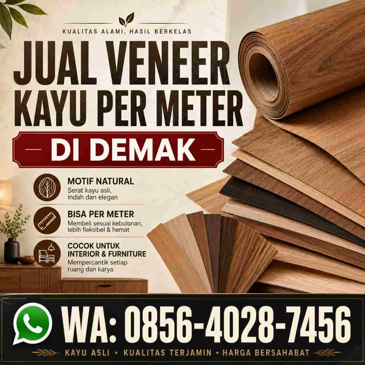 jual veneer kayu per meter di demak (2)