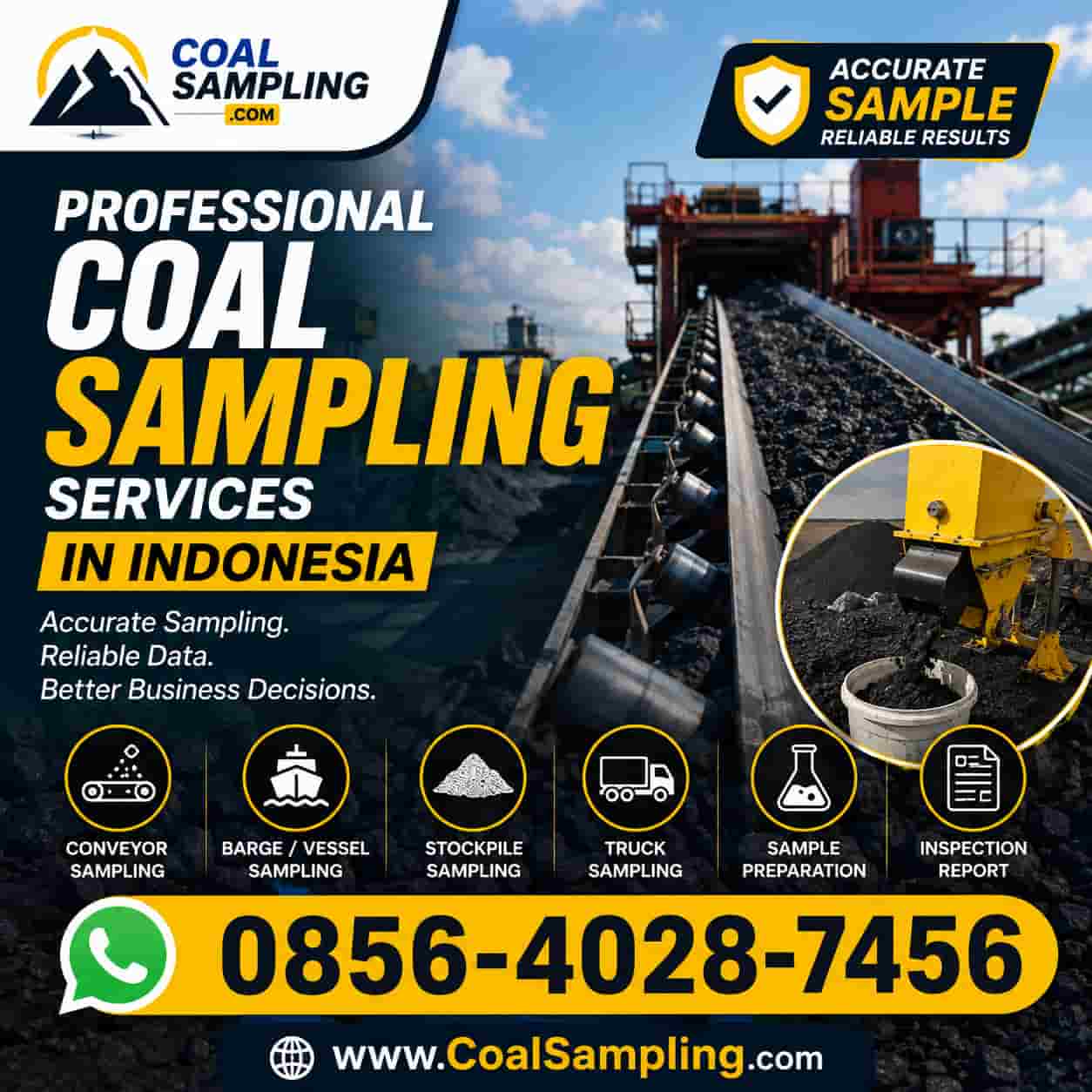 Coal Sampling Services in Indonesia