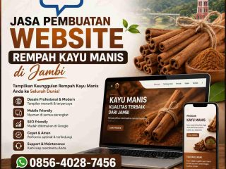 Jasa Pembuatan Website Rempah Kayu Manis di Jambi