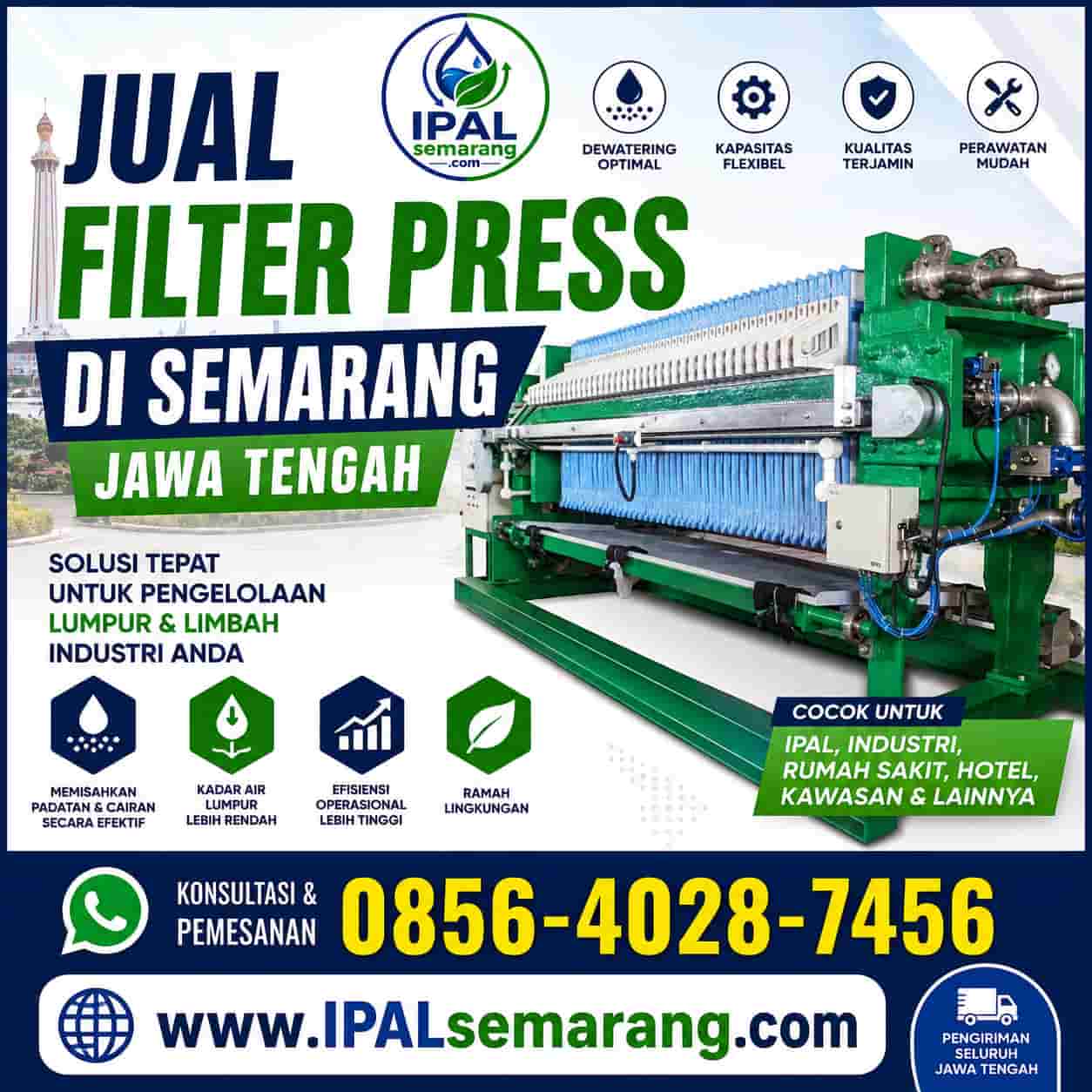 Jual Filter Press di Semarang Jawa Tengah