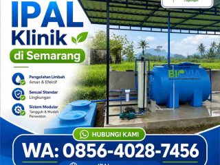 Jual IPAL Klinik di Semarang untuk pengolahan limbah cair fasilitas kesehatan