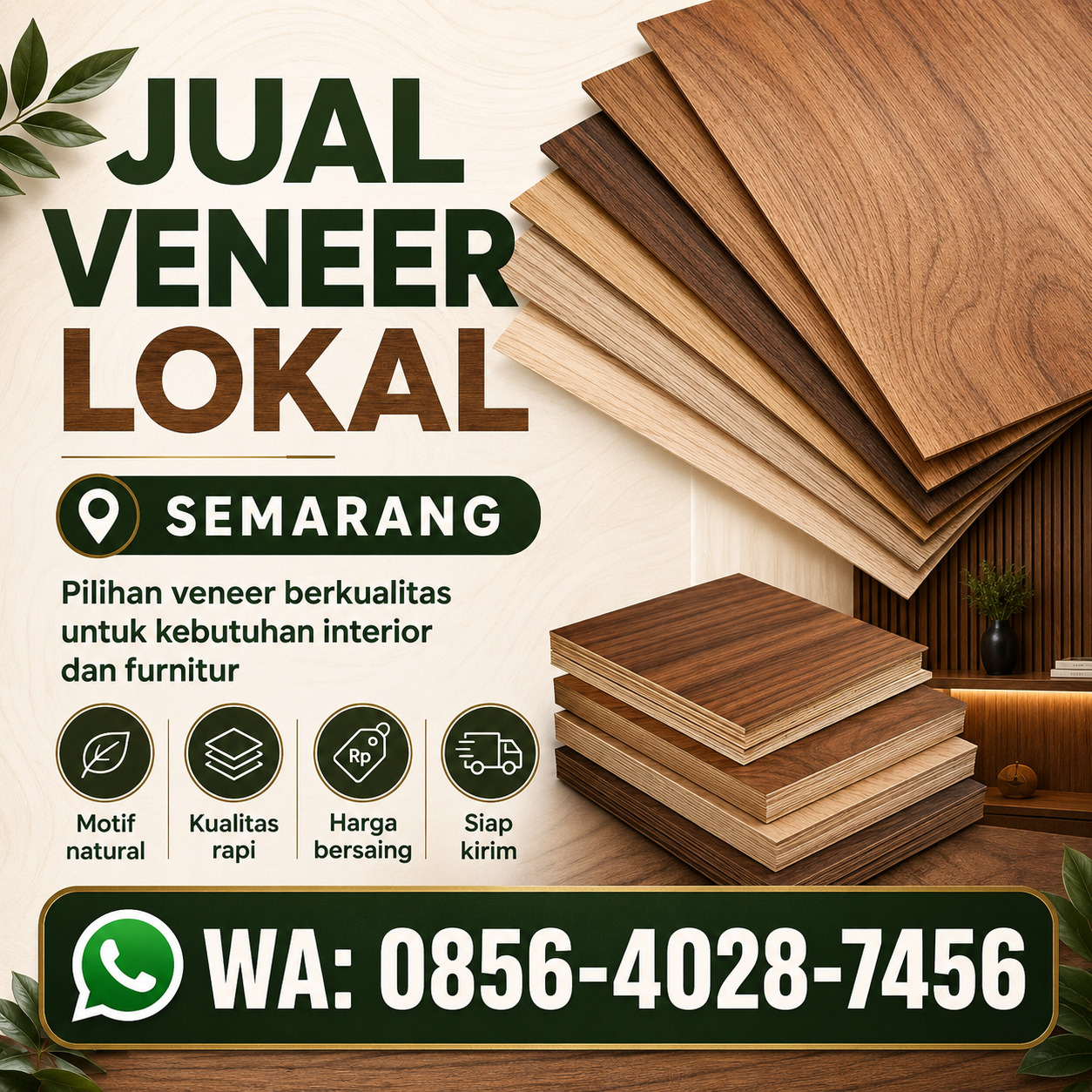 Jual Veneer Kayu Jati Terdekat di Semarang Jawa Tengah