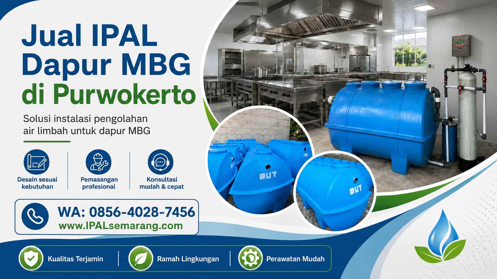 jual ipal dapur mbg di purwokerto