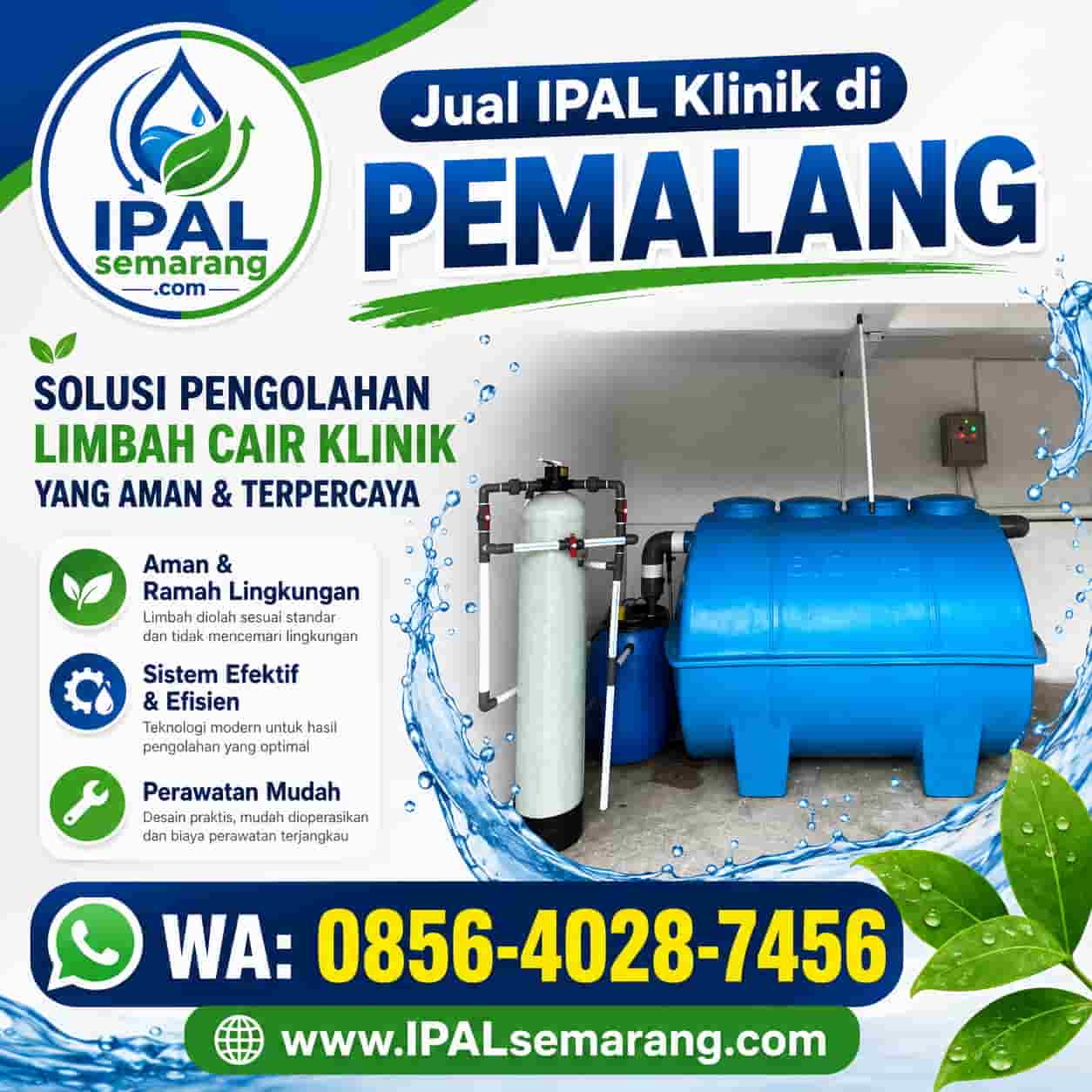 Jual IPAL Klinik di Pemalang Jawa Tengah