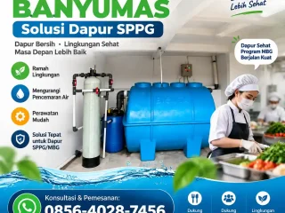 IPAL MBG Banyumas - Solusi Dapur SPPG di Lahan Sawah Lereng Serayu