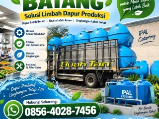 Jual IPAL Catering Batang - Solusi Limbah Dapur Produksi
