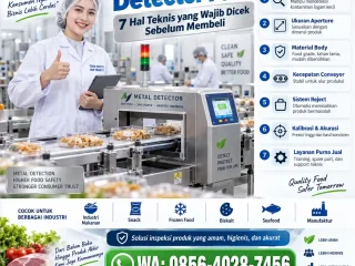Jual Metal Detector Food - 7 Hal Teknis yang Wajib Dicek Sebelum Membeli