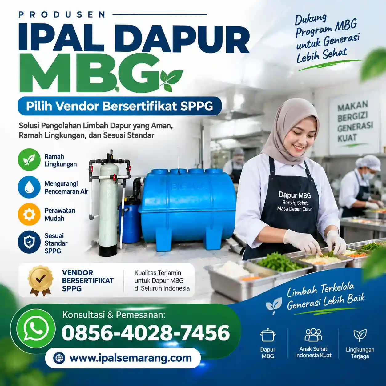 Produsen IPAL Dapur MBG