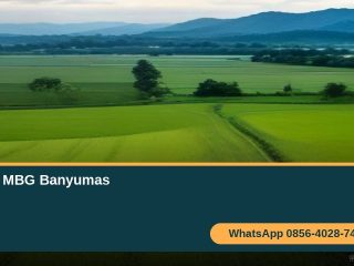 Dapur MBG SPPG di Banyumas dengan instalasi IPAL kompak di area persawahan lereng Sungai Serayu