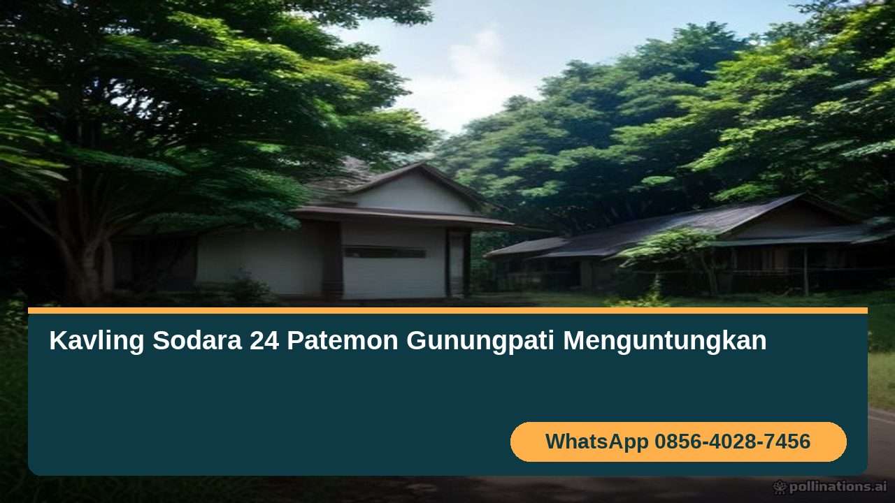 kavling-sodara-patemon