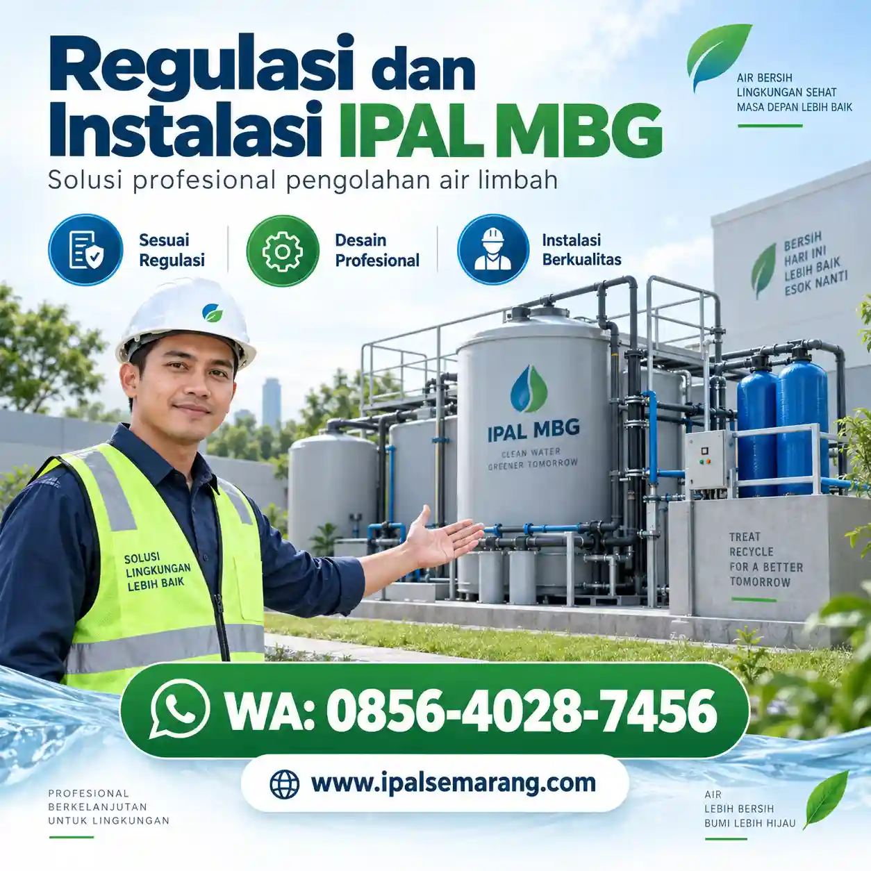 regukasi dan instalasi ipal mbg