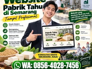 Jasa Pembuatan Website Pabrik Tahu di Semarang - Tampil Profesional