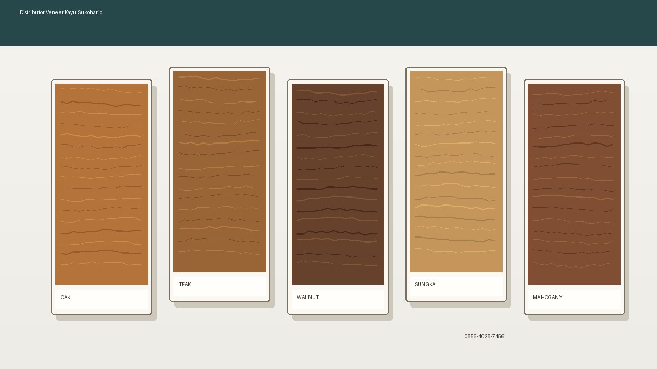 Sampel motif veneer kayu untuk distributor veneer kayu Sukoharjo
