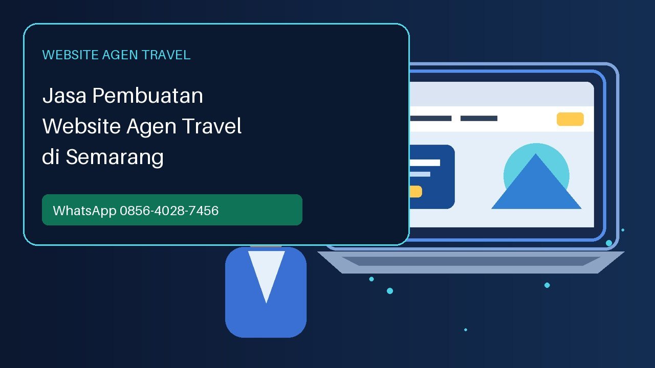 Website profesional untuk agen travel di Semarang dengan paket wisata dan formulir booking
