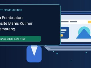 Website profesional untuk bisnis kuliner di Semarang dengan menu dan tombol pemesanan