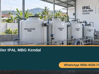 Supplier IPAL MBG Kendal dengan unit pengolahan limbah dapur SPPG