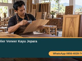 Supplier veneer kayu Jepara dengan lembaran veneer alami dan panel furniture